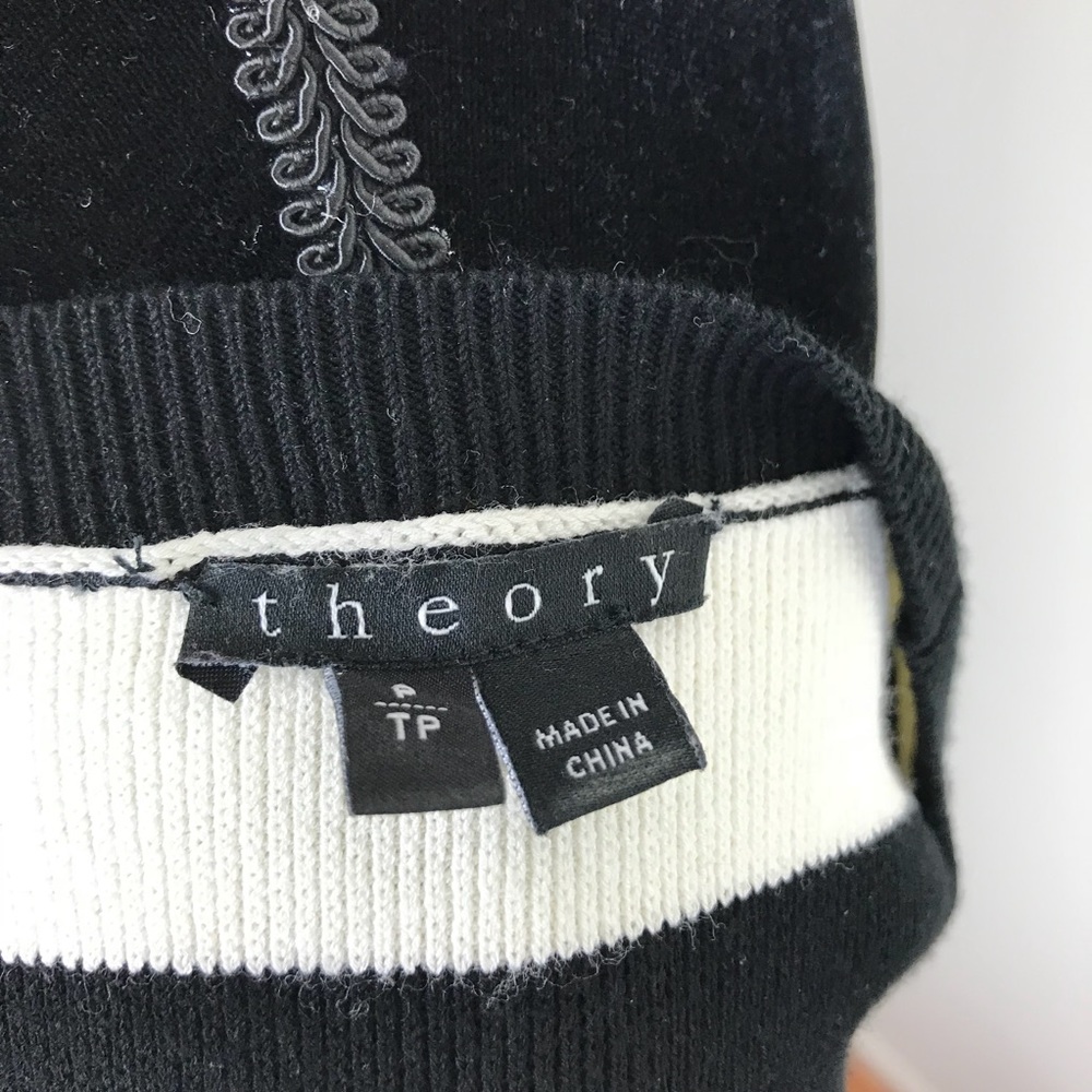 Theory Prosecco Harmona S striped crop top - Picture 5 of 6